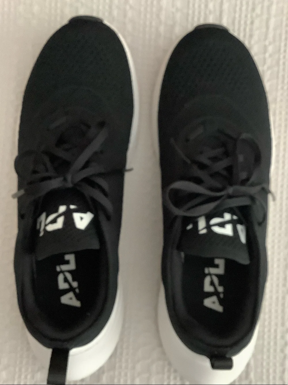 APL TechLoom Dream Black Knit Athletic Sneakers